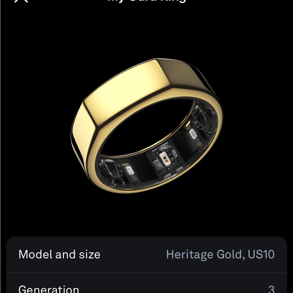 Oura Heritage Gold Ring